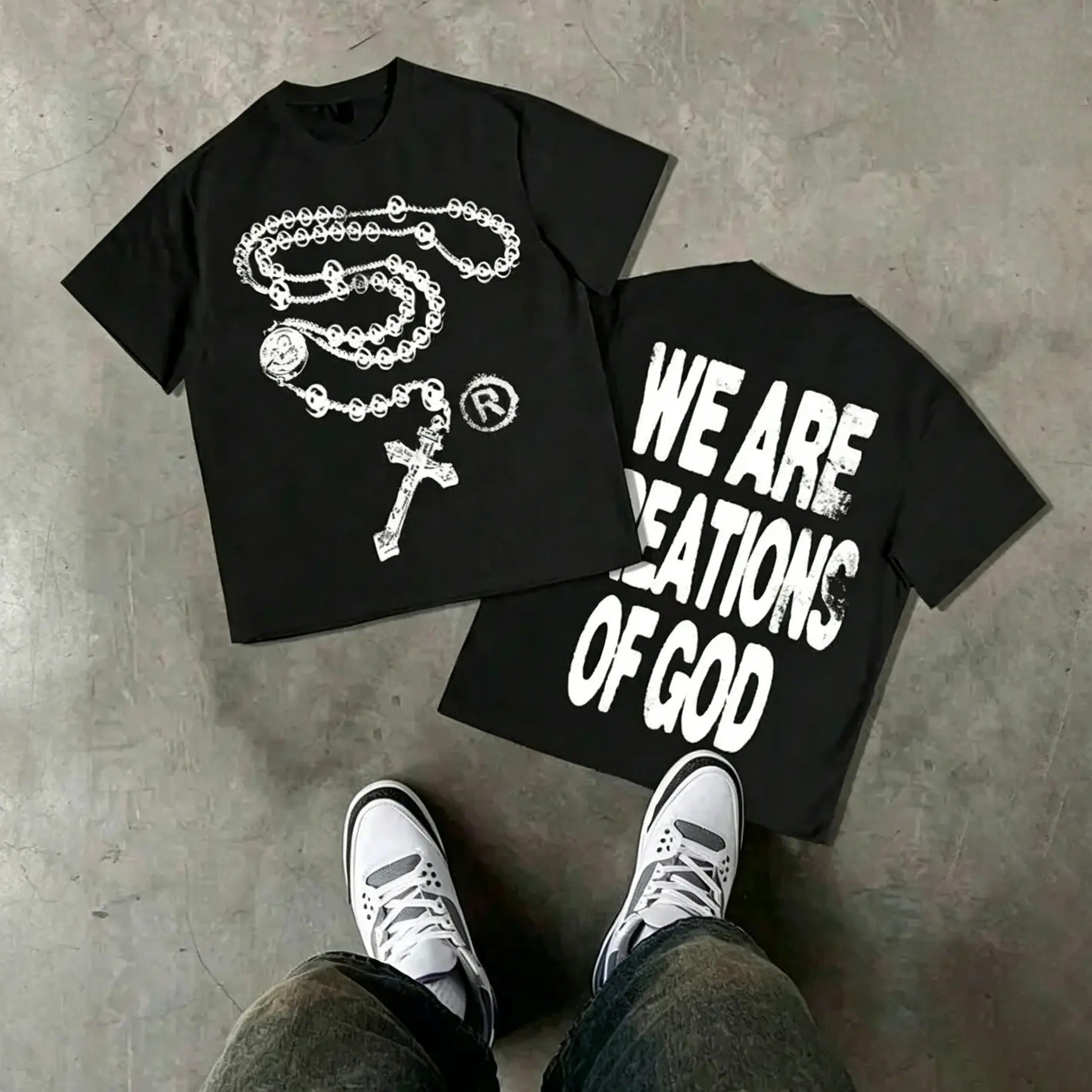 We Are Creations Of God Graphic Tee | Christian Streetwear Oversized T-Shirt/Sweatshirt/Hoodie