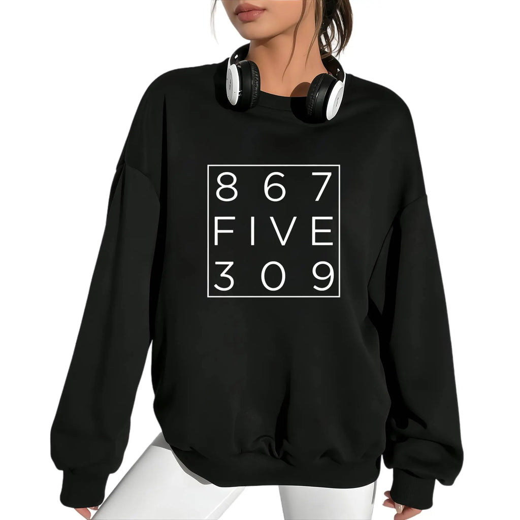 Retro 80's, 867 Five 309 Retro Graphic T-Shirt/Sweatshirt/Hoodie – Tommy Tutone Minimal Music Lover Tee