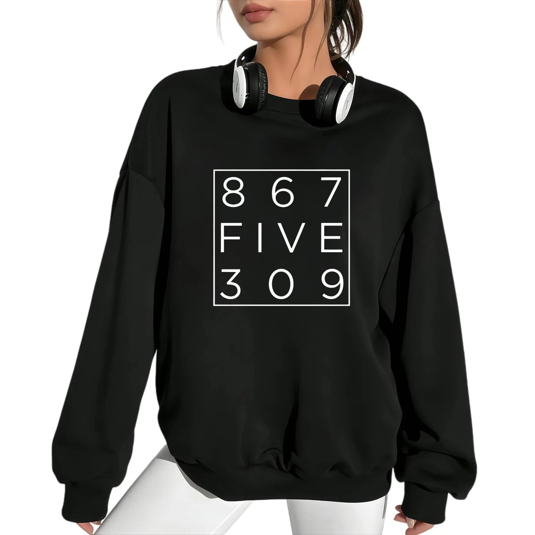 Retro 80's, 867 Five 309 Retro Graphic T-Shirt/Sweatshirt/Hoodie – Tommy Tutone Minimal Music Lover Tee