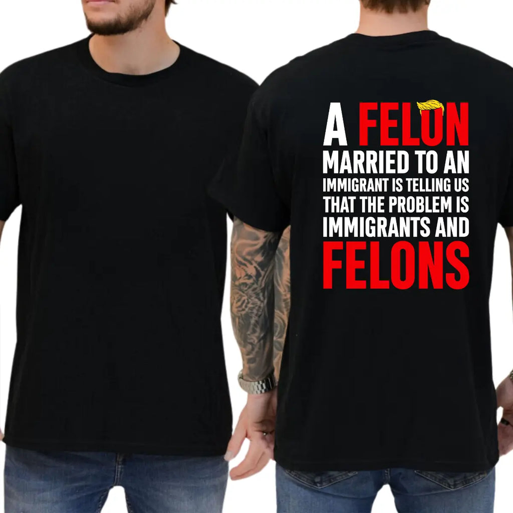 Political Satire Graphic Tee – Funny Statement Back Print Shirt/Sweatshirt/Hoodie