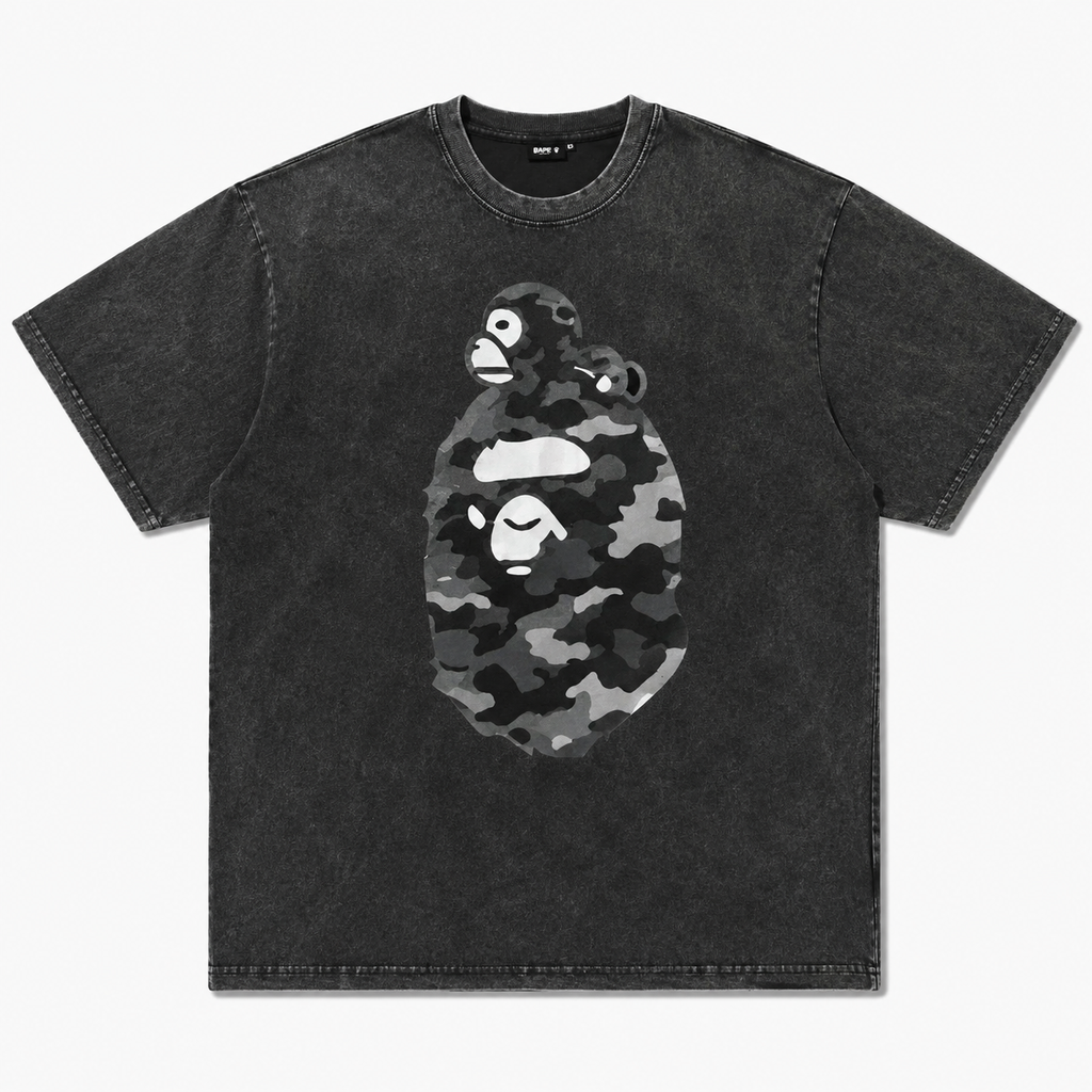 Camo Ape Graphic T-Shirt/Sweatshirt/Hoodie – Y2K Urban Streetwear Tee