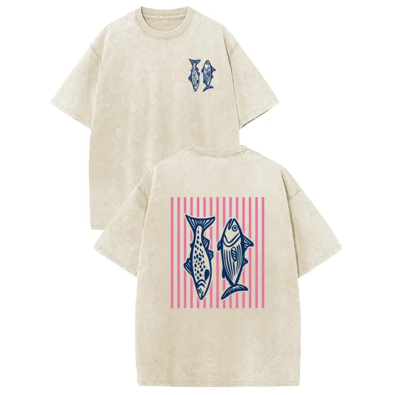 🌊🐟🏖️ Coastal Fish Graphic Tee /Sweatshirt/Hoodie
