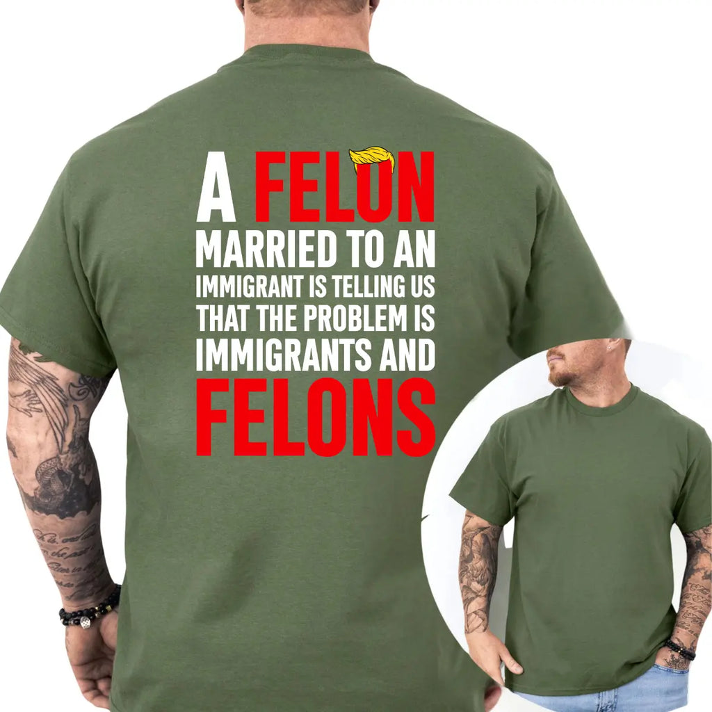 Political Satire Graphic Tee – Funny Statement Back Print Shirt/Sweatshirt/Hoodie