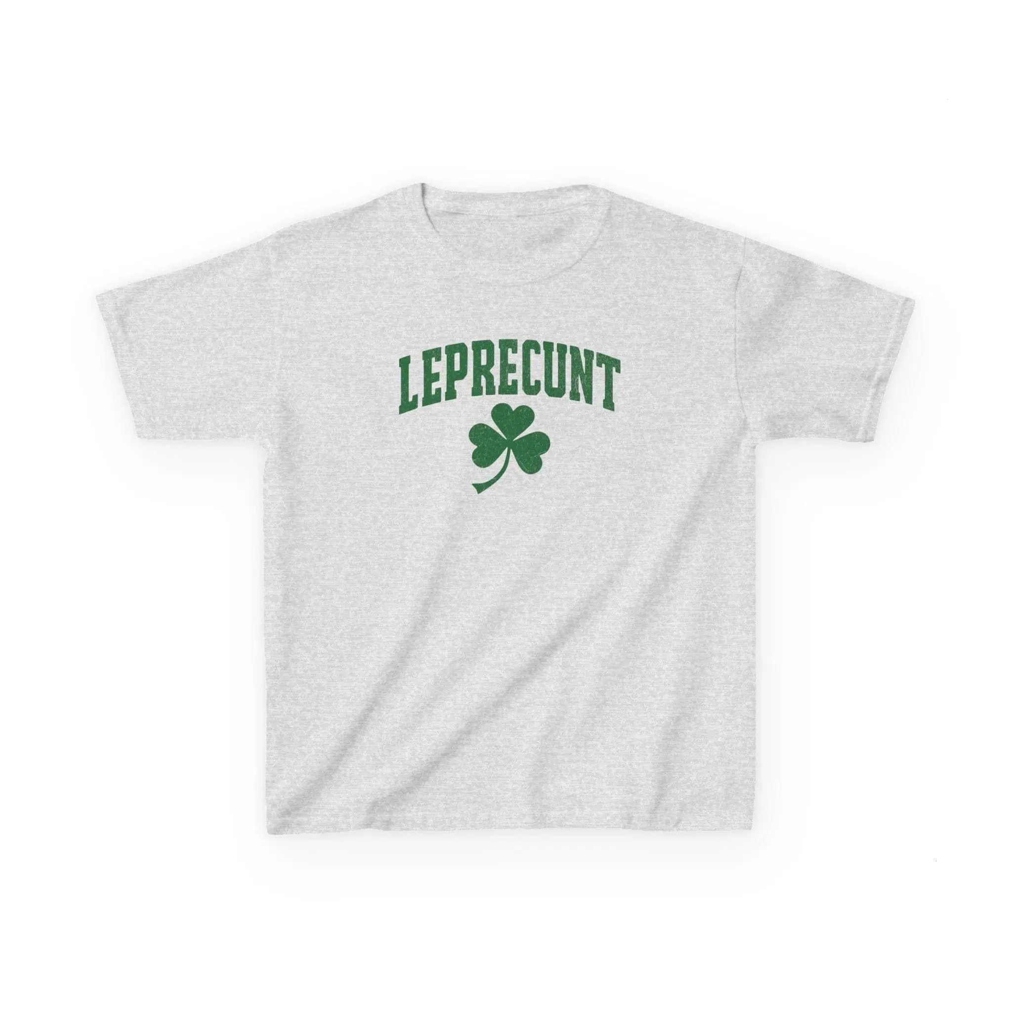 Leprecunt Baby Tee Y2k Irish Shirt Funny Shamrock Baby Tee Cute St Patricks Day Baby Tee Women's St Paddy Outfit Green Party T Shirt