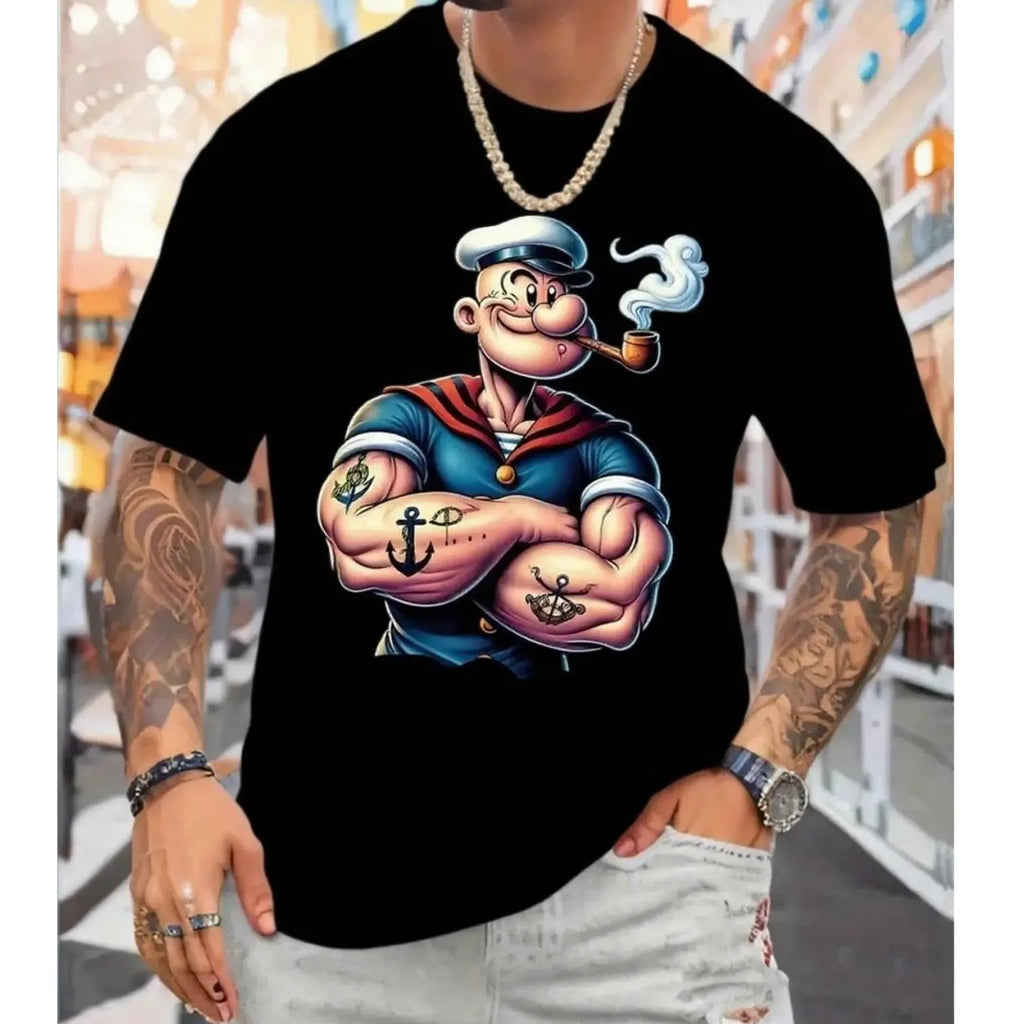 Old School Sailor Graphic T-Shirt/Sweatshirt/Hoodie – Vintage Nautical Tattoo (Ideal for Pirate Costumes )
