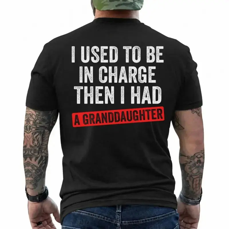 Funny Grandpa Shirt/Sweatshirt/Hoodie – Granddaughter Changed Everything 👴