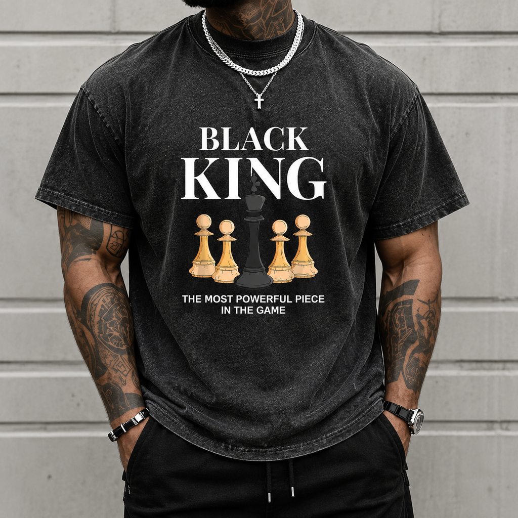 Black King Chess Tee/Sweatshirt/Hoodie - The Most Powerful Piece in the Game