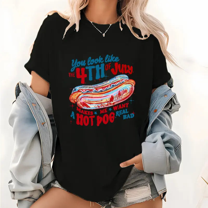 You Look Like the 4th of July Hot Dog 🌭🇺🇸 Tee/Sweatshirt/Hoodie