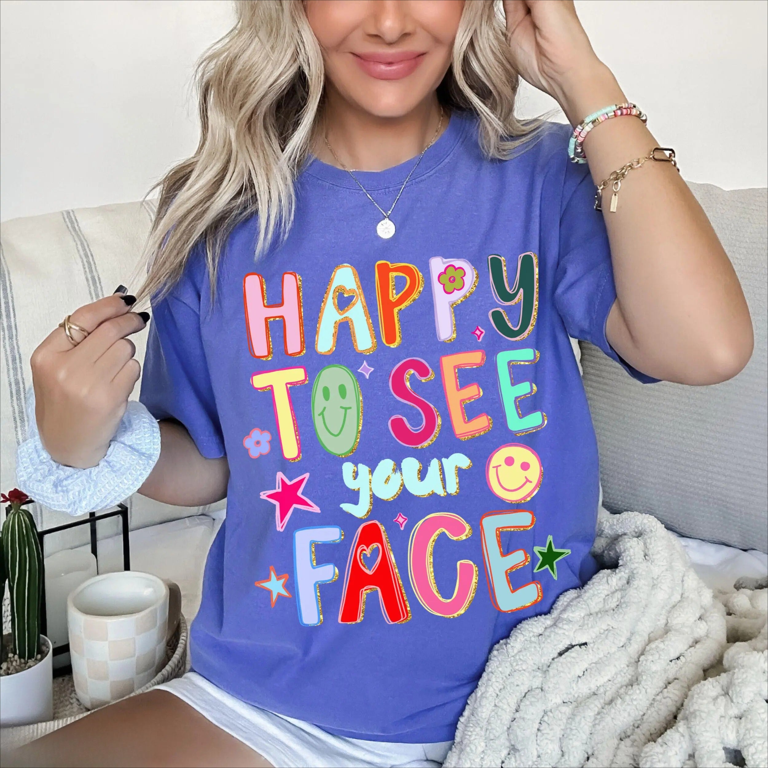 Cute Teacher Graphic T-Shirt/Sweatshirt/Hoodie – Colorful Doodle Appreciation Tee