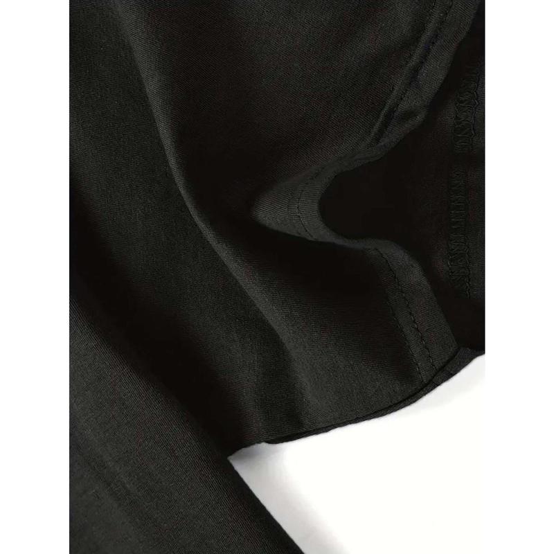 African American Santa Christmas Pajama Black X-Mas T-Shirt 100% Cotton Round Neck T-shirt for Men Women Family Friends, Bold Humorous Design, Perfect for Casual Gatherings & Holidays