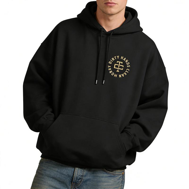 Dirty Hands Clean Money Skull Hoodie/Sweatshirt/T-Shirt – Vintage Blue Collar Workwear Pullover