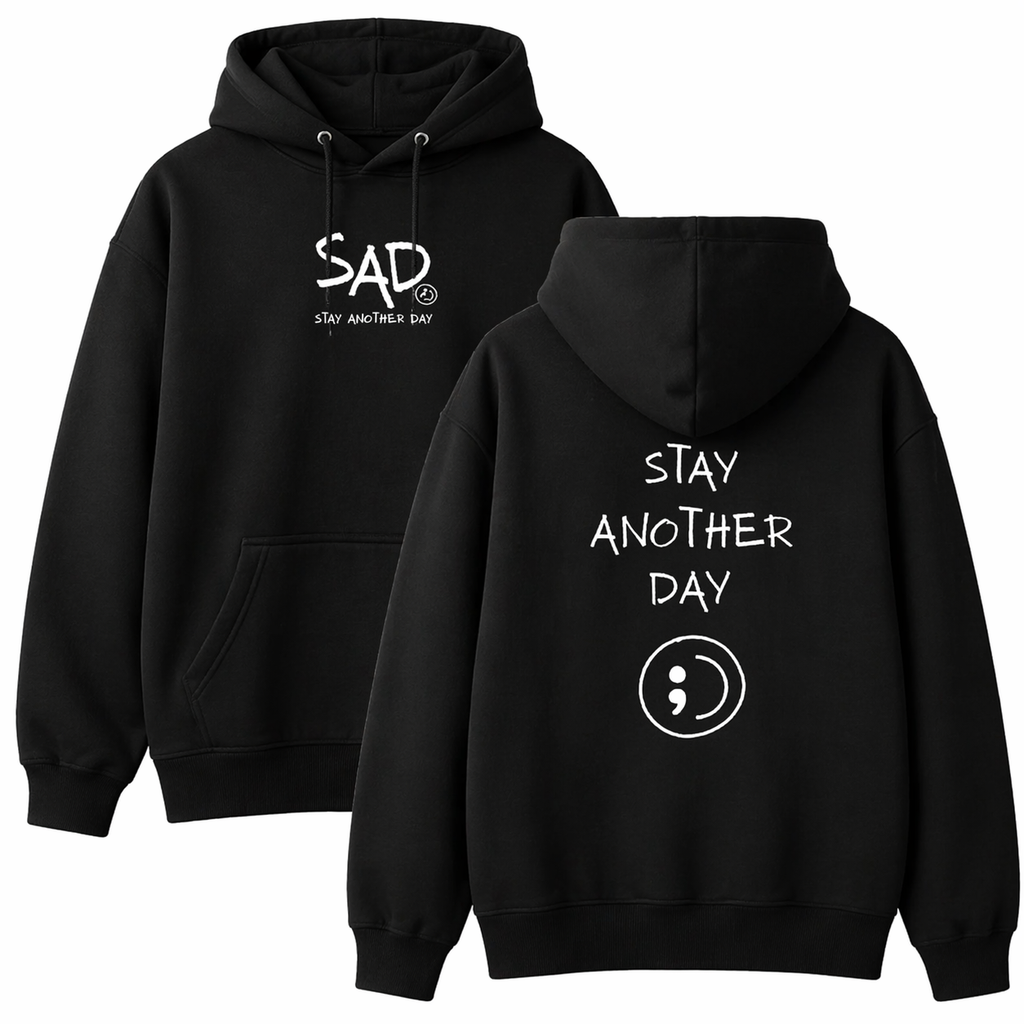“Stay Another Day” Minimalist Graphic T-Shirt/Sweatshirt/Hoodie – Calm Aesthetic Tee