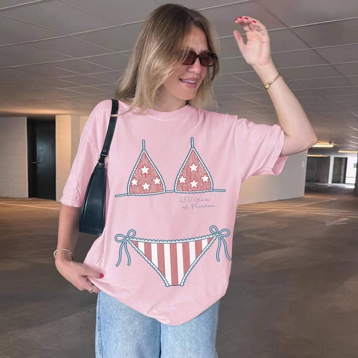 America 250 Bikini Illusion Graphic Tee/Sweatshirt/Hoodie