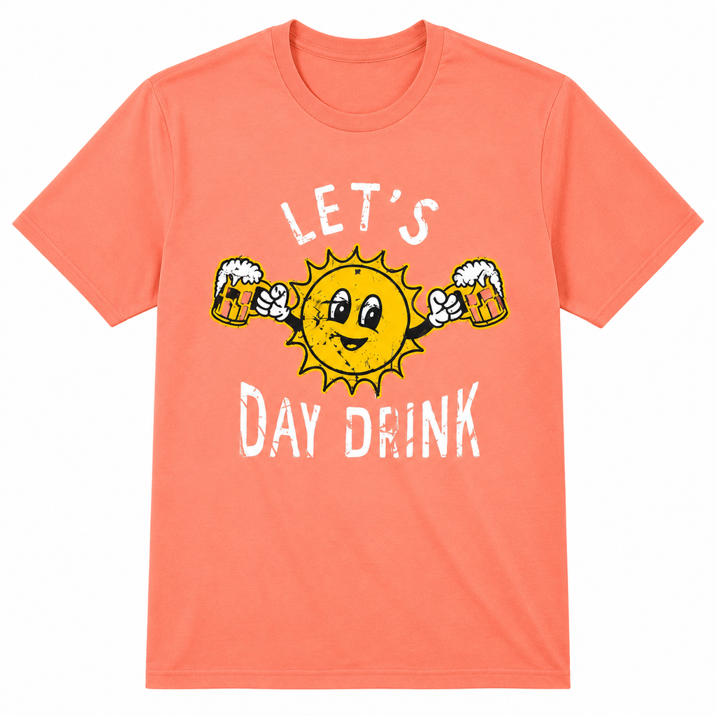 Let’s Day Drink Tee ☀️🍺 – Funny Summer Beer Shirt/Sweatshirt/Hoodie