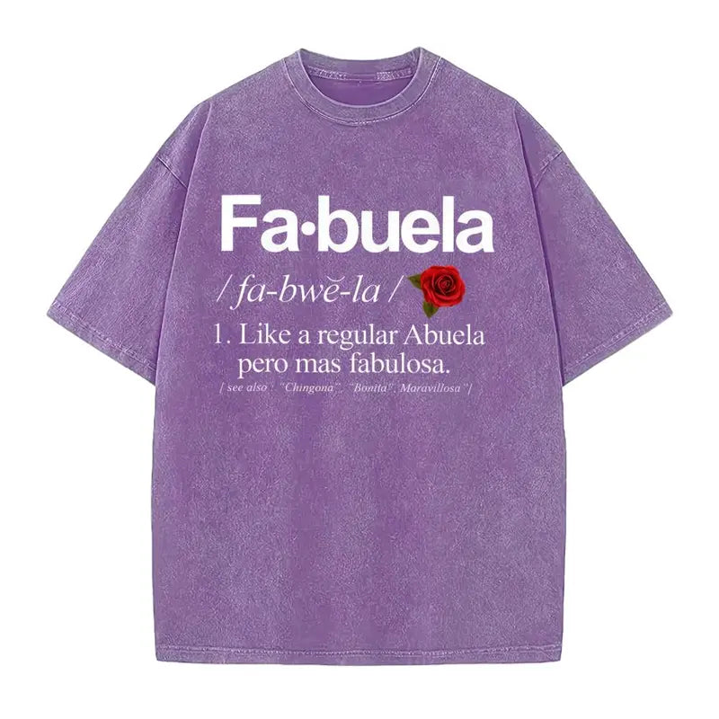Fabuela Definition T-Shirt/Sweatshirt/Hoodie – Funny Latina Abuela Grandma Gift Tee