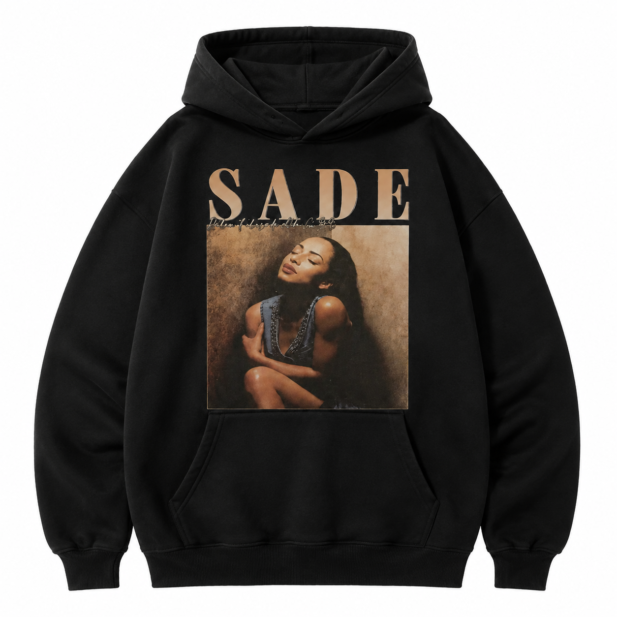 Vintage Sade Music Graphic Tee –  90s Retro Bohemian Inspired Washed Streetwear Shirt/Sweatshirt/Hoodie