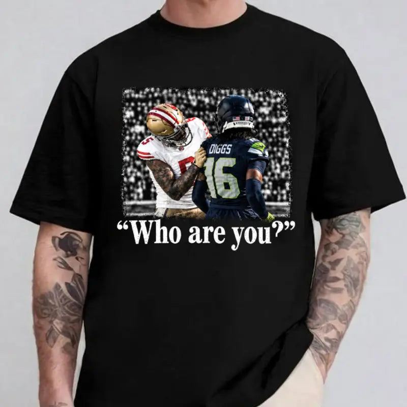 Who Are You? San Francisco Football Meme T-Shirt/Sweatshirt/Hoodie – Vintage Rivalry Graphic Tee