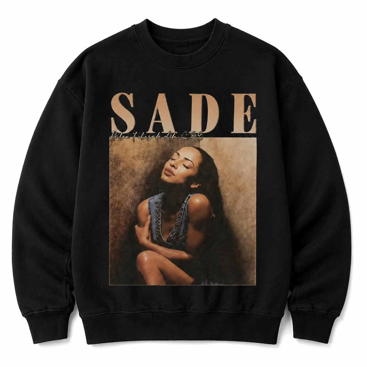 Vintage Sade Music Graphic Tee –  90s Retro Bohemian Inspired Washed Streetwear Shirt/Sweatshirt/Hoodie