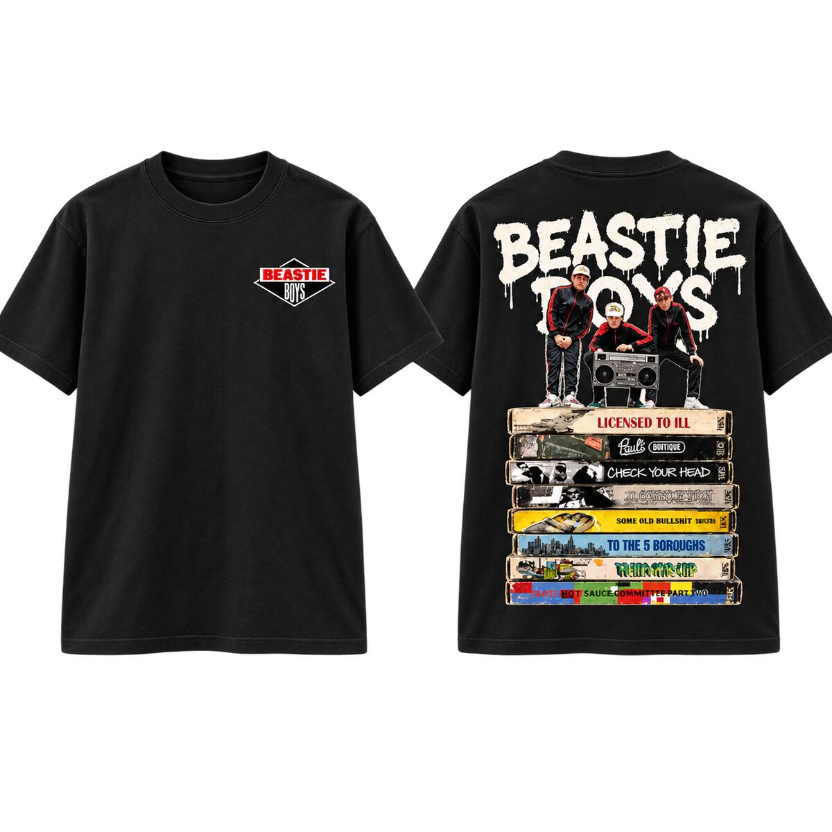 Beastie Boys Vintage Graphic T-Shirt/Sweatshirt/Hoodie – 90s Hip Hop Album Streetwear Tee