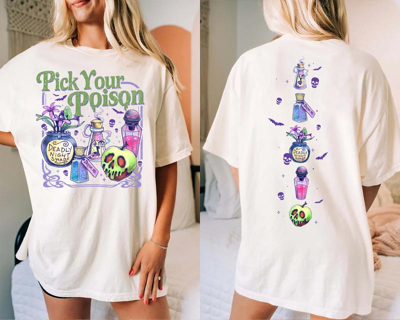 Vintage Poison Sweatshirt, Spooky Halloween Llama Gift Shirt