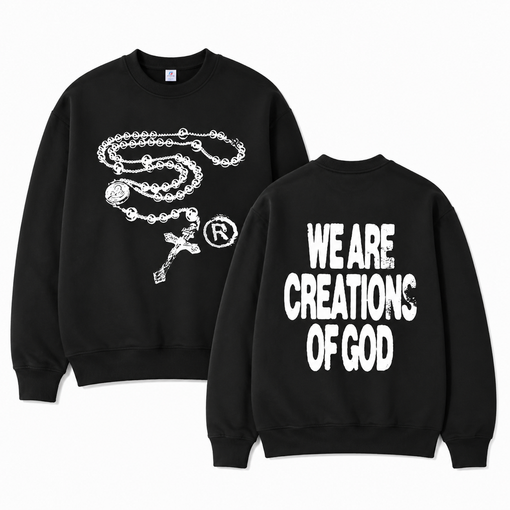 We Are Creations Of God Graphic Tee | Christian Streetwear Oversized T-Shirt/Sweatshirt/Hoodie