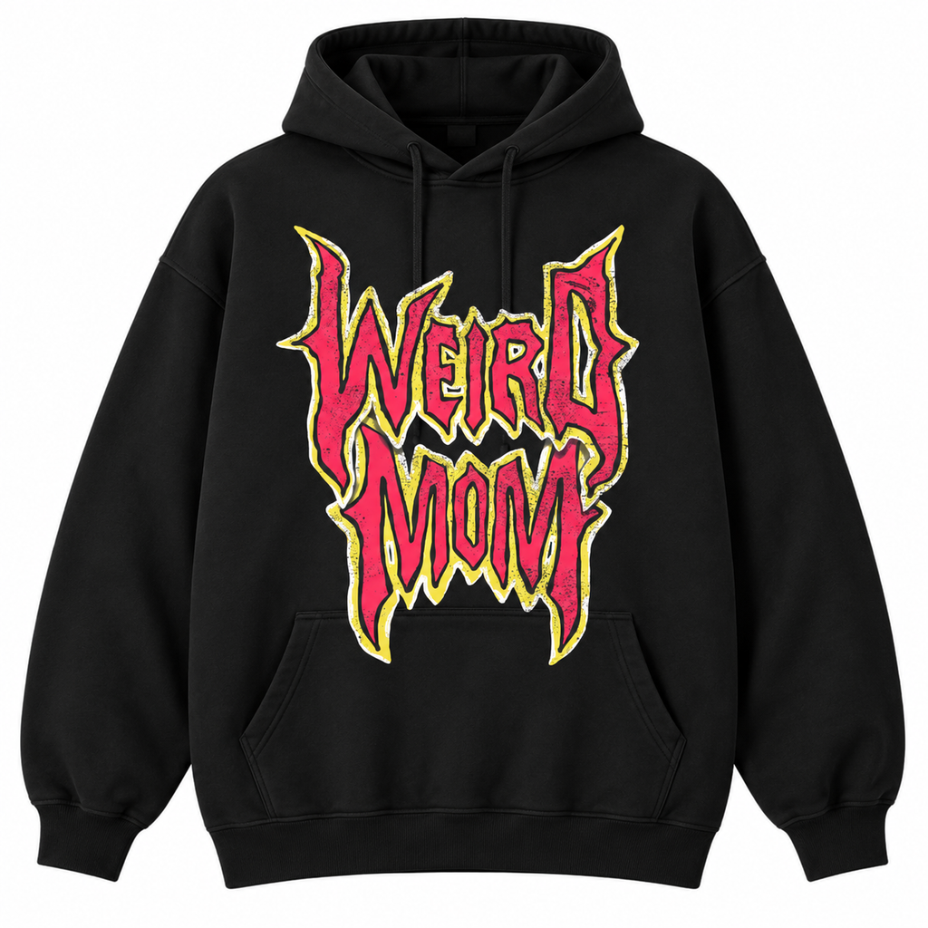 Weird Mom T-Shirt/Sweatshirt/Hoodie – Gothic Letter Graphic Tee, Alternative Mom Streetwear Shirt