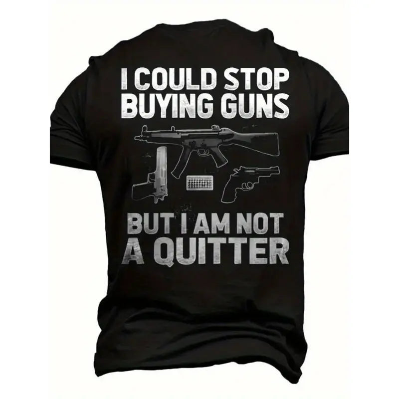 Funny Gun Enthusiast Graphic Tee – Men's Statement Lifestyle Shirt/Sweatshirt/Hoodie