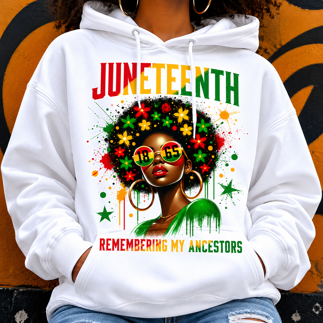 Stylish and Versatile Juneteenth Women's T-Shirts👑/Sweatshirt/Hoodie – Remembering My Ancestors Since 1865