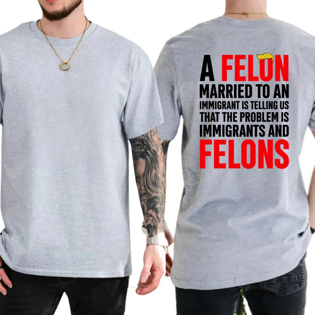 Political Satire Graphic Tee – Funny Statement Back Print Shirt/Sweatshirt/Hoodie