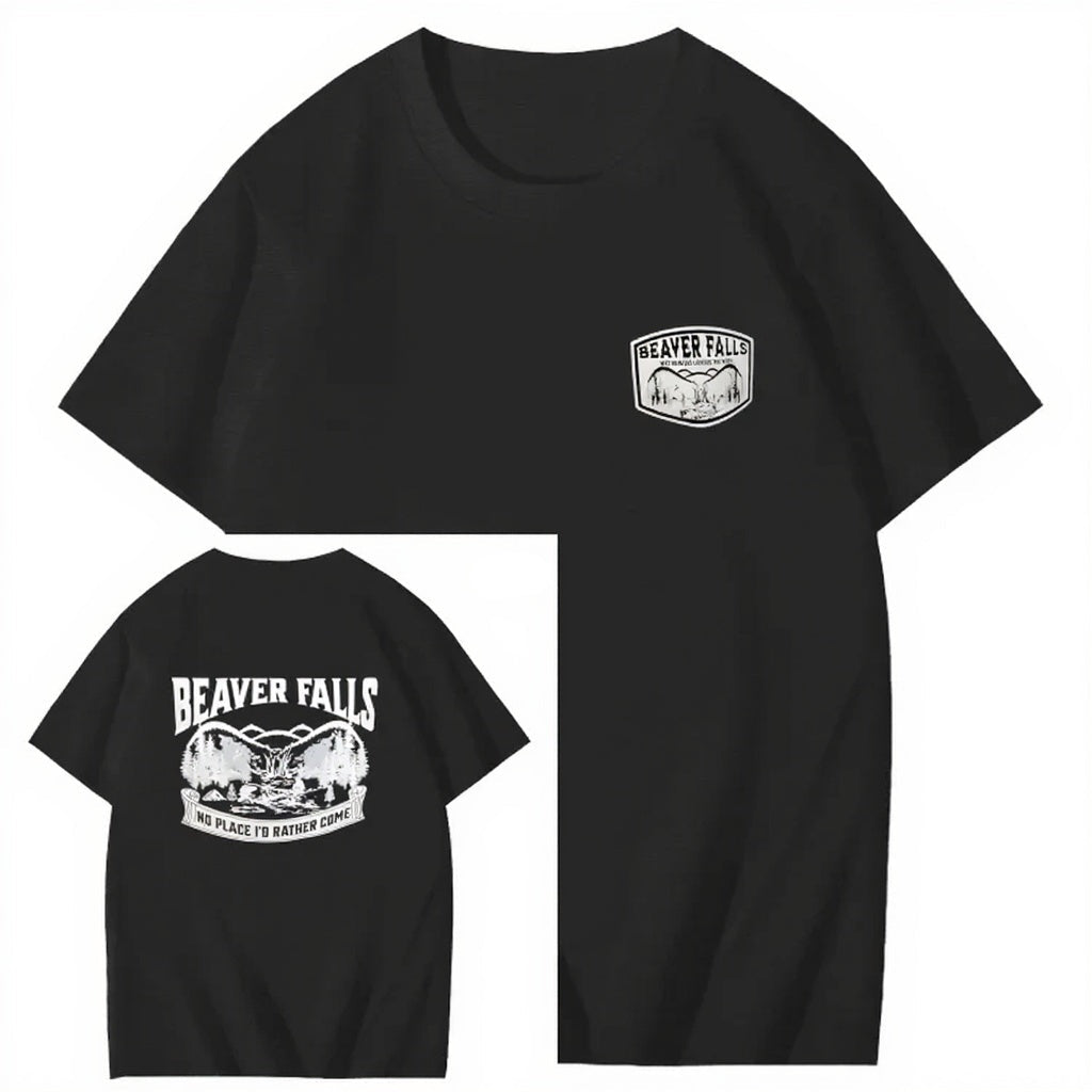 Beaver Falls Graphic Tee 🌲 – Vintage Lodge Humor T-Shirt/Sweatshirt/Hoodie
