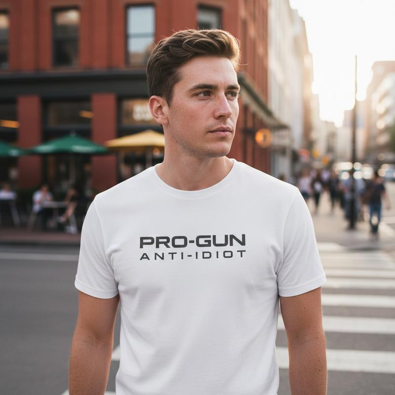 Pro-Gun Anti-Idiot T-Shirt, Sweatshirt & Hoodie – 2A Patriot Apparel for Men