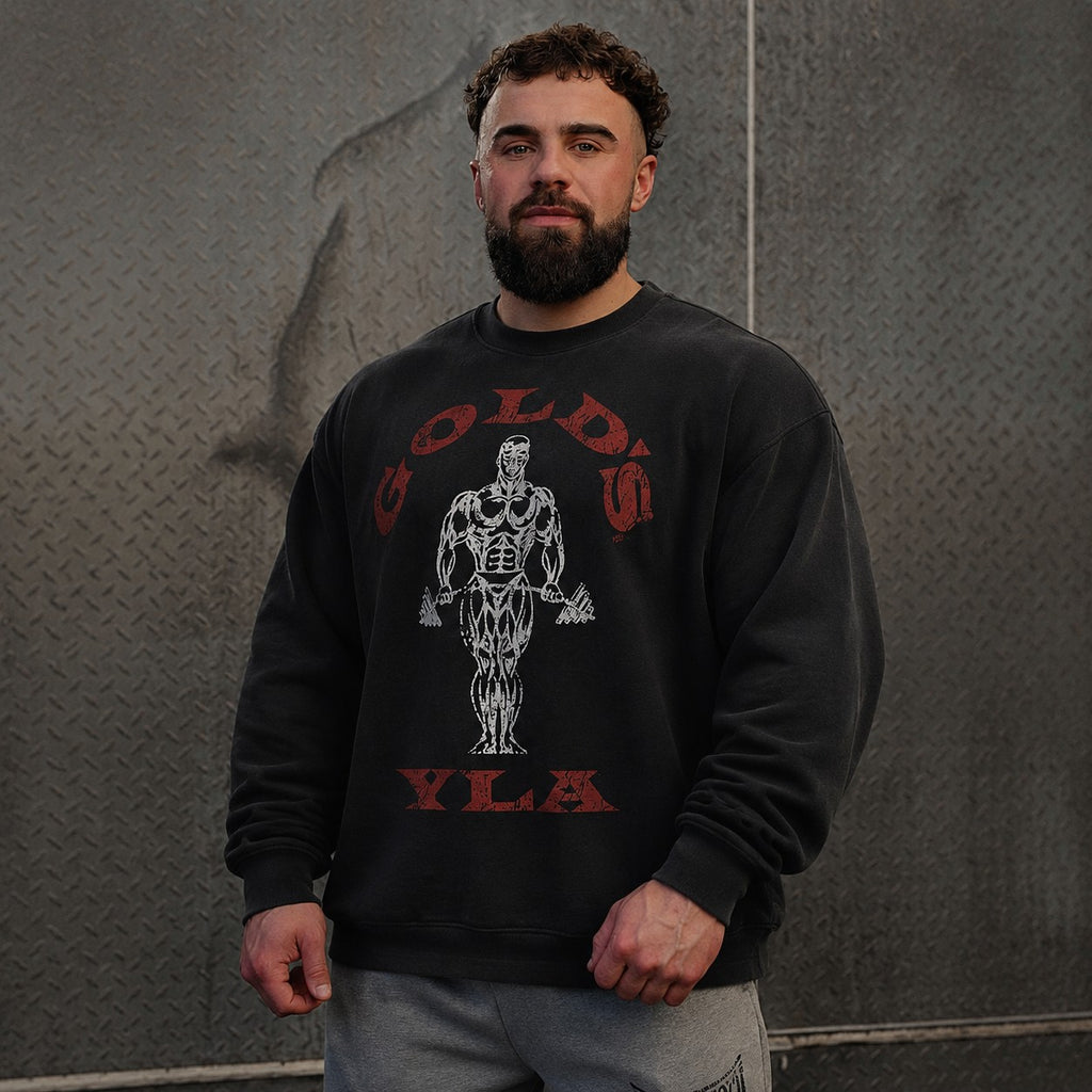 Vintage Bodybuilding Graphic T-Shirt | Old School Gym Culture Oversized Tee/Sweatshirt/Hoodie