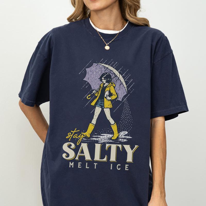 Stay Salty Melt ICE Shirt, Pro Immigration Protest Tee, Social Justice Graphic Shirt / Hoodie / Sweatshirt