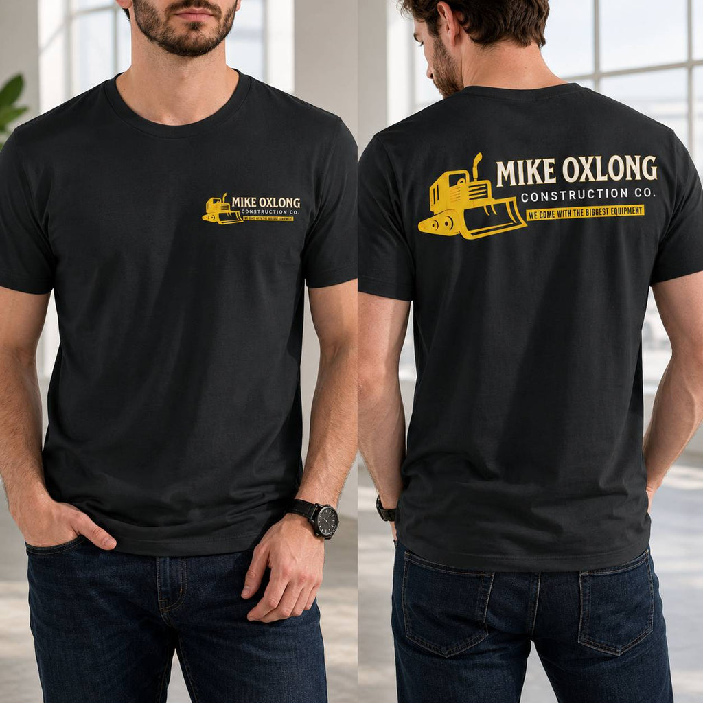 Mike Oxlong Construction Co. Tee/Sweatshirt/Hoodie - Blue Collar Humor