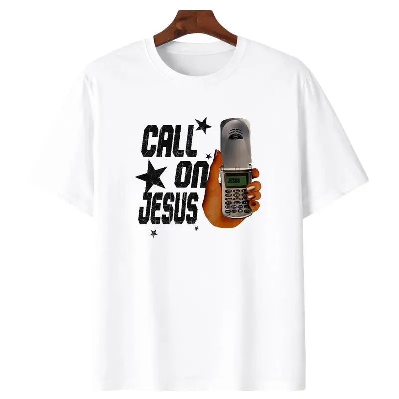 Y2K Christian Tee 📞 – Retro Faith Graphic Shirt/Sweatshirt/Hoodie