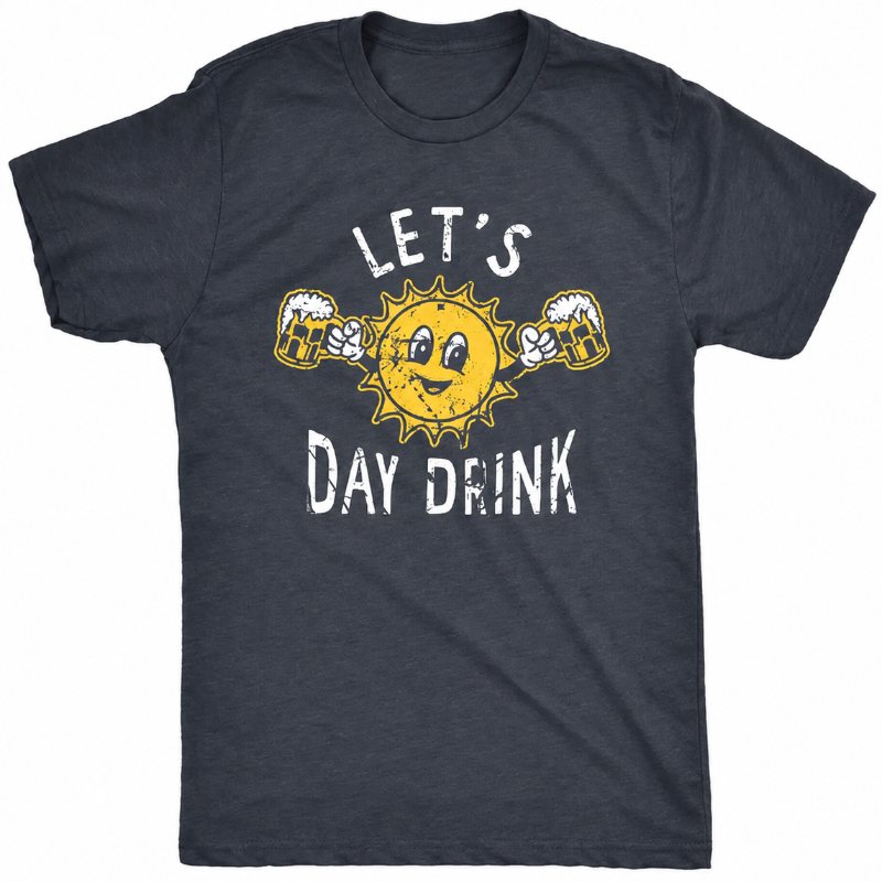 Let’s Day Drink Tee ☀️🍺 – Funny Summer Beer Shirt/Sweatshirt/Hoodie