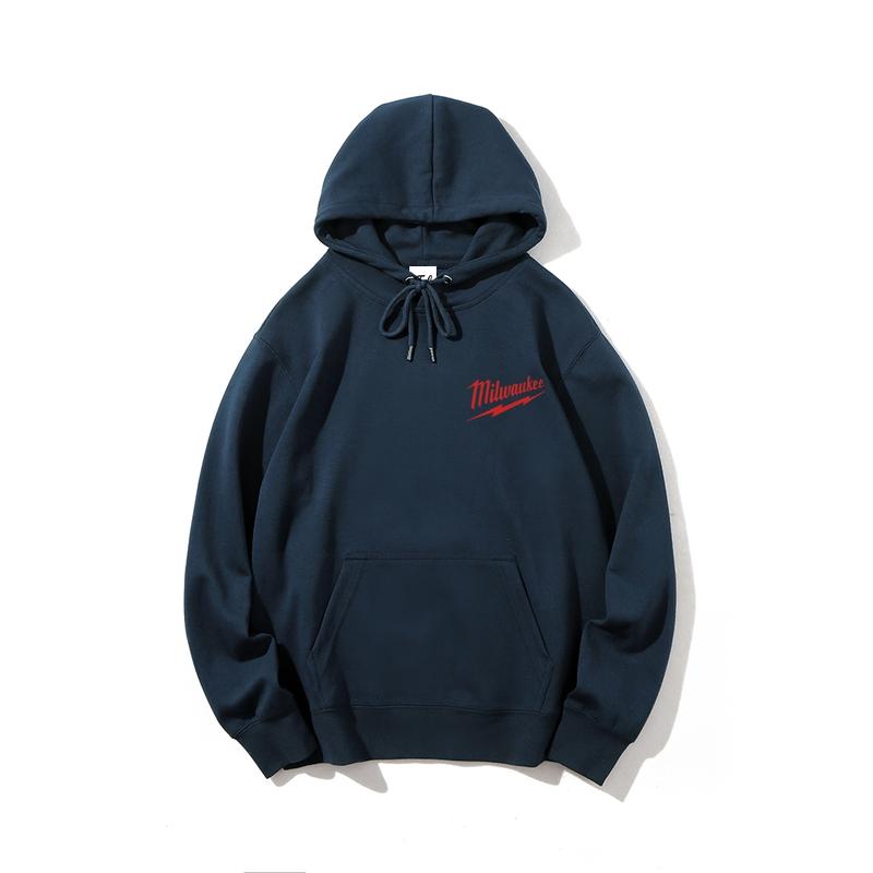 Milwaukee Skull Hoodie, Bold Graphic Pullover For Men For Women, Streetwear Workwear Style, Unisex Fit, Gift For Tool For Garage Fans, Unisex Long Sleeve Pullover Shirt