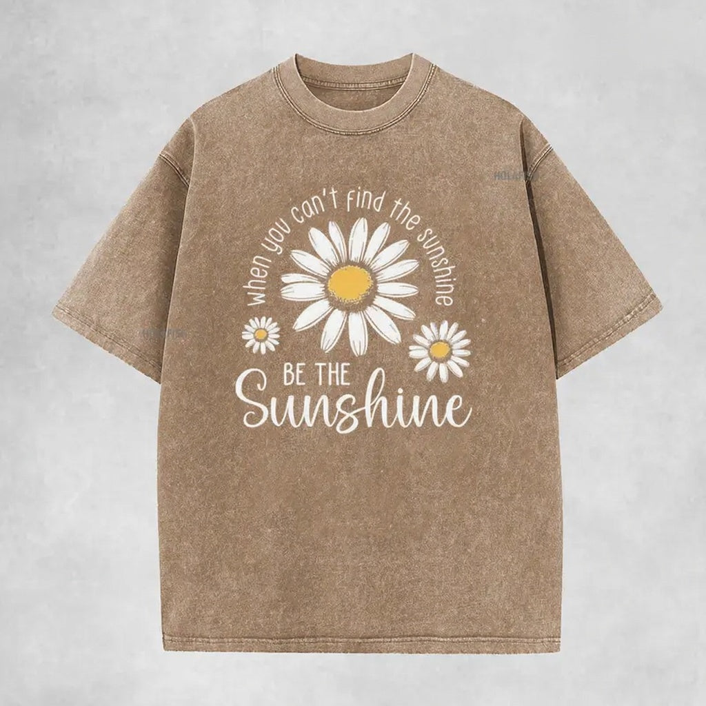 Be The Sunshine Tee 🌼 – Positive Daisy Graphic Shirt