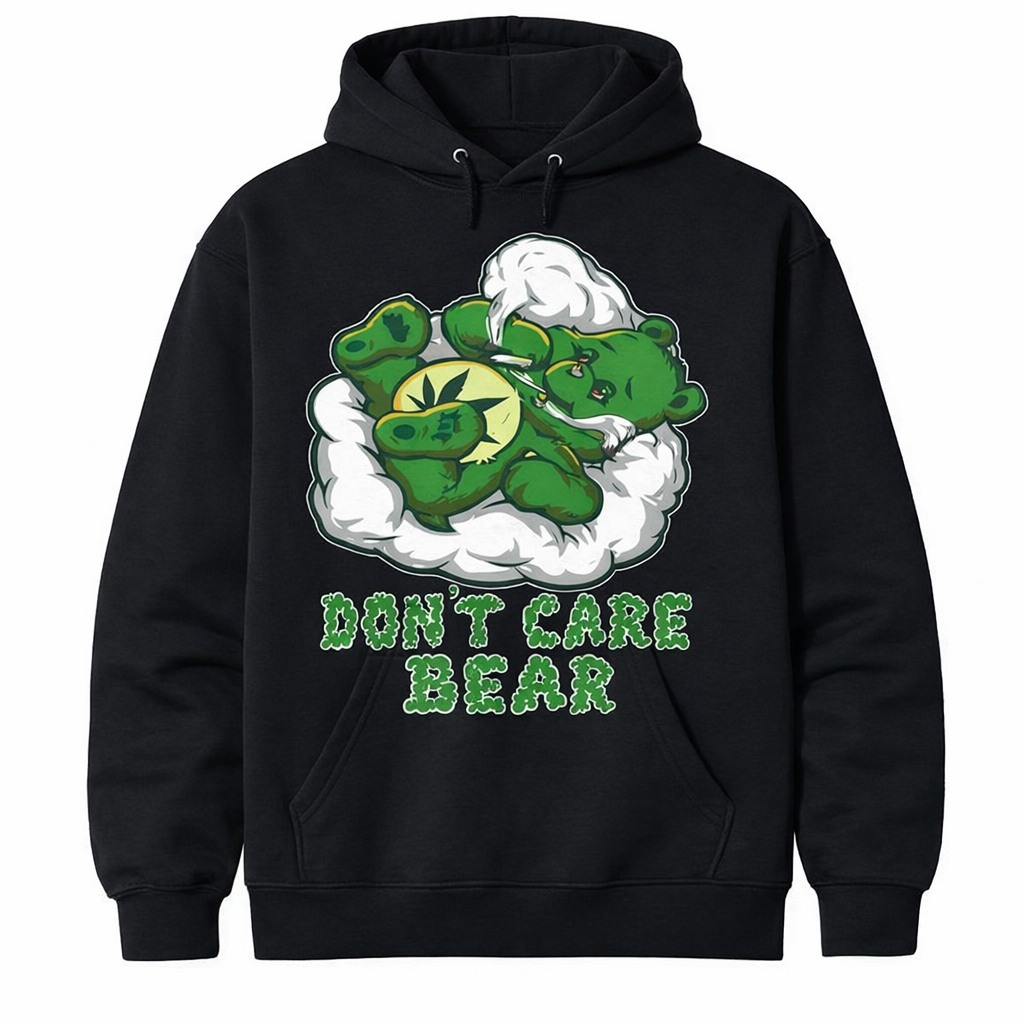 Funny Bear Smoking Weed Cannabis Marijuana 4:20 Stoner Gift T-Shirt/Sweatshirt/Hoodie for Men Women