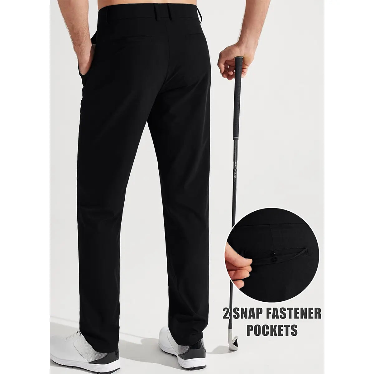 Men’s Slim Fit Golf Pants – Lightweight Stretch Quick Dry Dress Pants