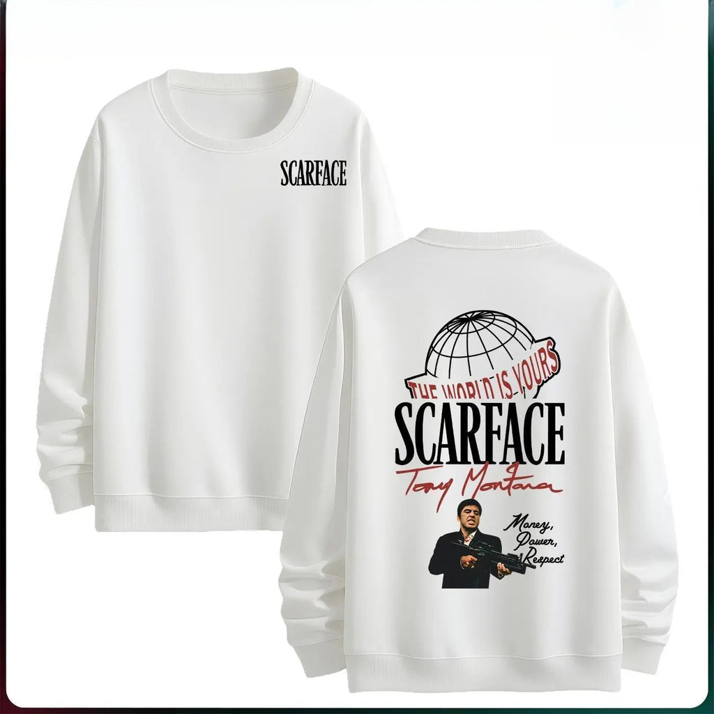 Vintage Crime Movie  Scarface Inspired Graphic T-Shirt | Retro Streetwear Tee