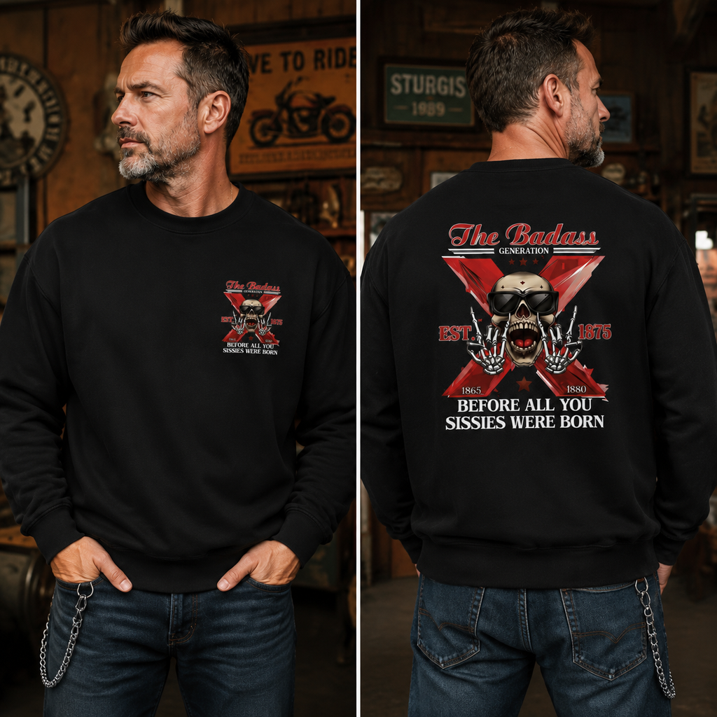 Personalized The Badass Generation X T-Shirt/Sweatshirt/Hoodie – Retro Generation X Gift For Mom Dad