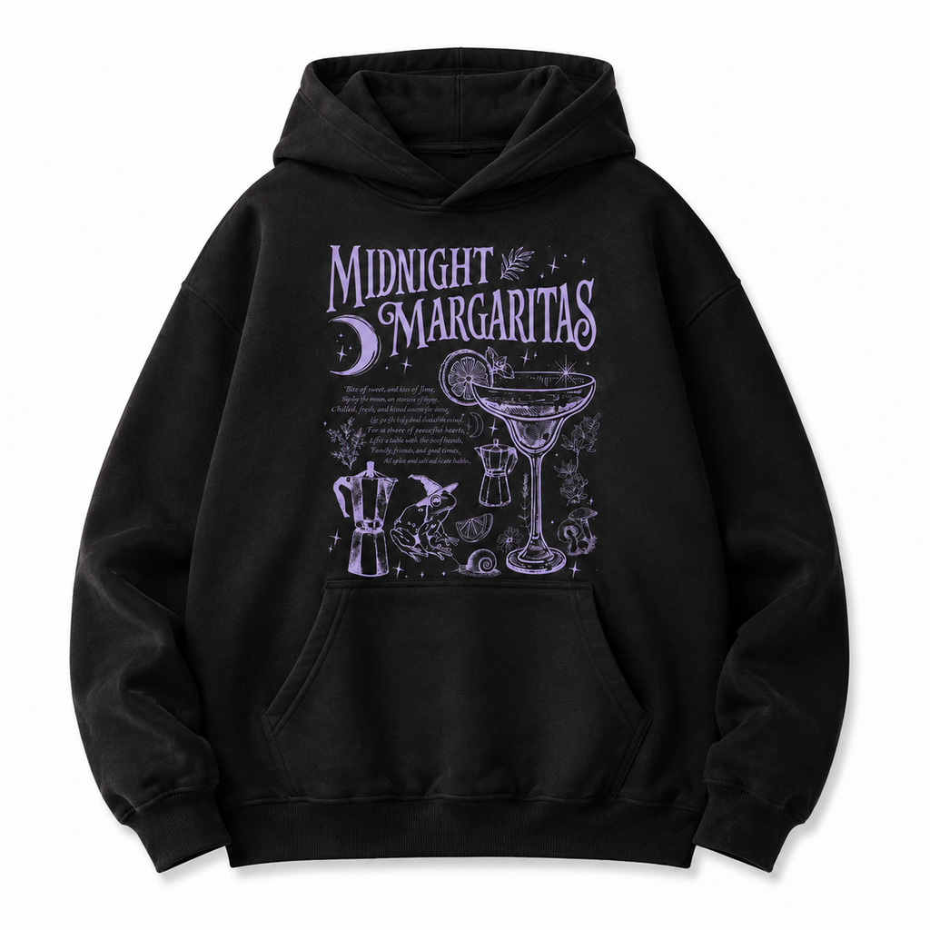 Midnight Margaritas Shirt/Sweatshirt/Hoodie – Witchy Cocktail Graphic Tee for Fall