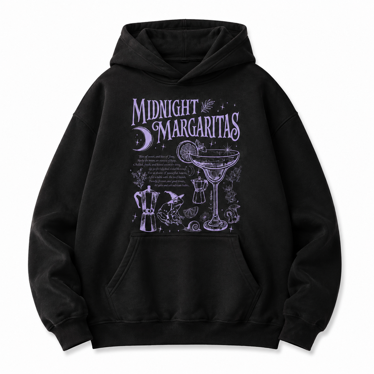 Midnight Margaritas Shirt/Sweatshirt/Hoodie – Witchy Cocktail Graphic Tee for Fall