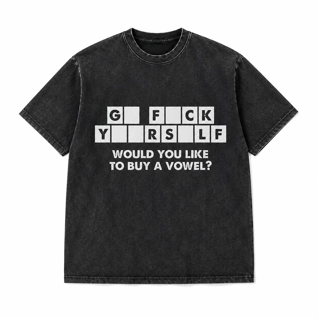 Would You Like to Buy a Vowel Funny T-Shirt/Sweatshirt/Hoodie – Sarcastic Word Puzzle Graphic Tee, Adult Humor Shirt