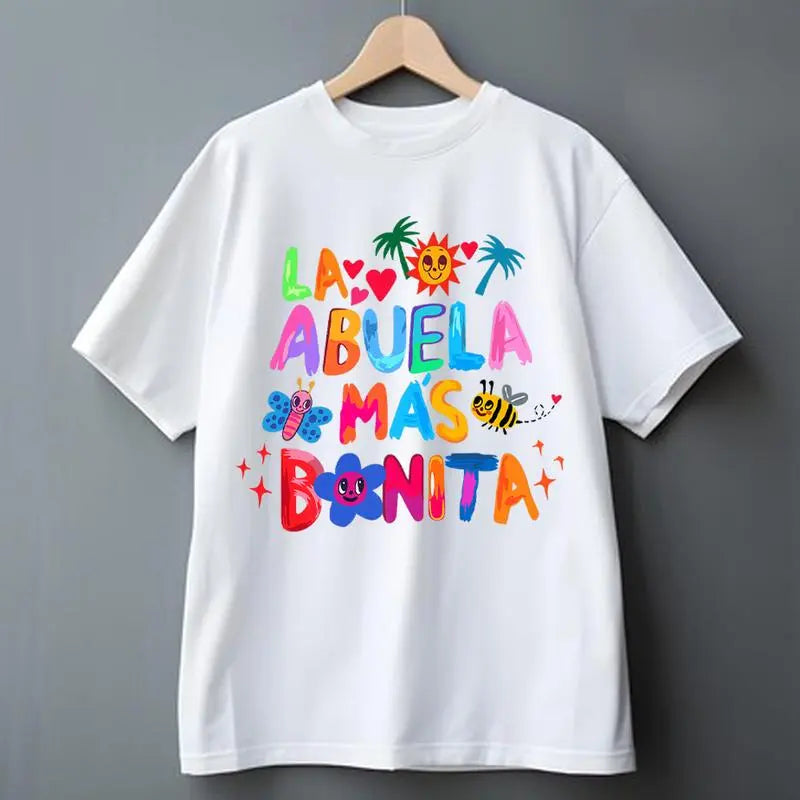 La Abuela Más Bonita 💖 – Cute Grandma Gift T-Shirt/Sweatshirt/Hoodie