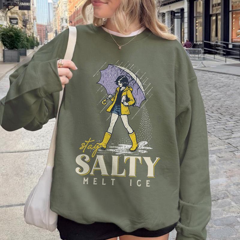 Stay Salty Melt ICE Shirt, Pro Immigration Protest Tee, Social Justice Graphic Shirt / Hoodie / Sweatshirt