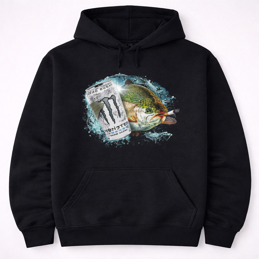 Dope Fish Graphic T-Shirt/Sweatshirt/Hoodie – Funny Monster Fish Meme Tee Streetwear