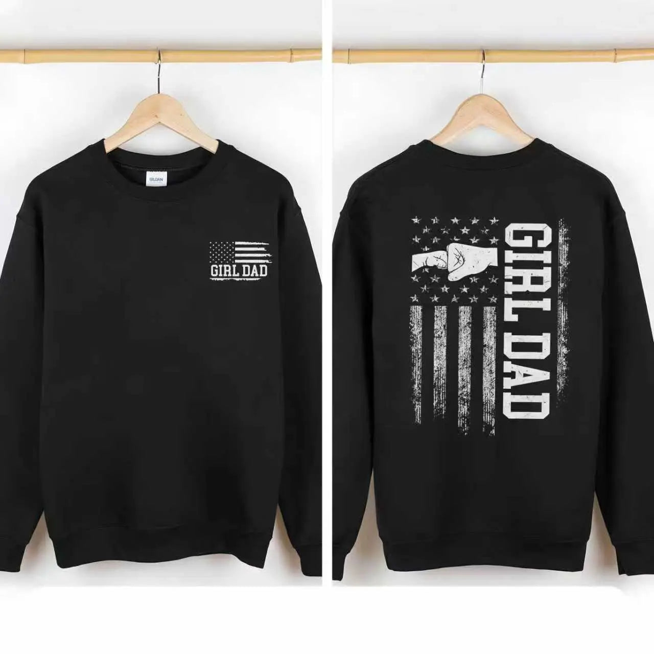 Proud Girl Dad T-Shirt/Sweatshirt/Hoodie ❤️ – Father’s Day Graphic Tee