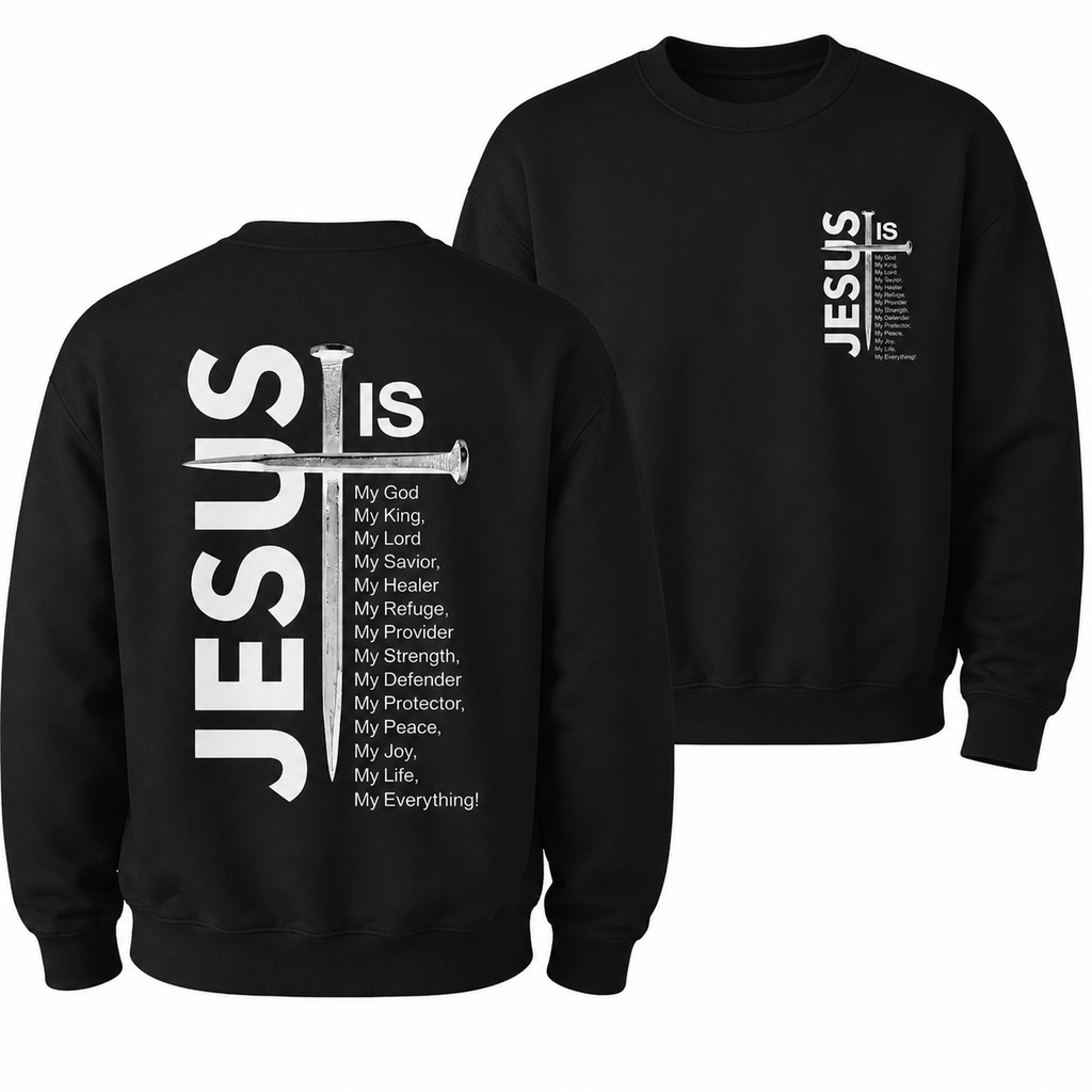 ✝️Jesus Is My Everything Cross Tee/Sweatshirt/Hoodie